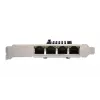 EXSYS EX-60104 quad 1 Gigabit Ethernet PCIe x1 kaart (Realtek RTL8111H)