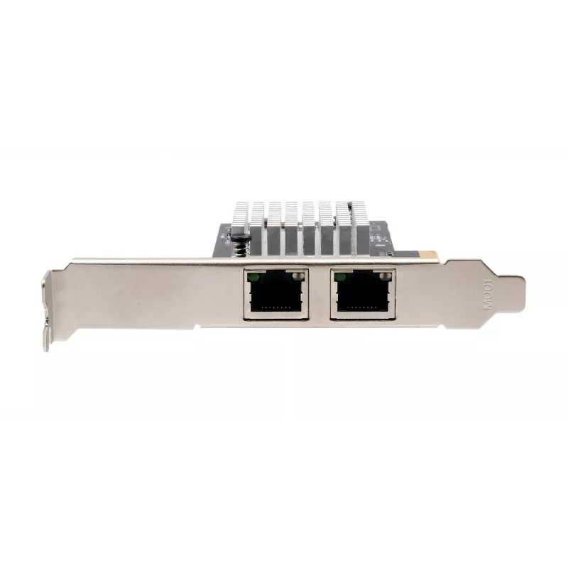 EXSYS EX-60202 dual 1 Gigabit Ethernet PCIe x4 kaart, Intel I350-AM2 chipset, 2x RJ45, low profile beugel meegeleverd