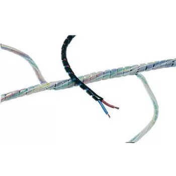 HellermannTyton SPIRAFIX spiraalslang, transparant, PE, 10mm, 25m 161-41203
