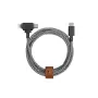 Native Union Belt Cable Duo USB-C naar USB-C/Lightning gevlochten kabel 1,5 m zwart