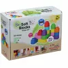 Gerardo's Toys GT3104 zachte bouwstenen set, 21 delen, EVA-schuim, meerkleurig, voor kinderen vanaf 6 maanden