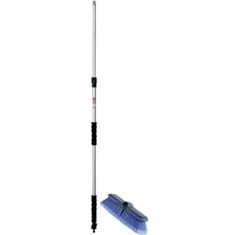 IWH telescopische autowasborstel, aluminium steel 970-1620 mm, schuimhandgreep 000203