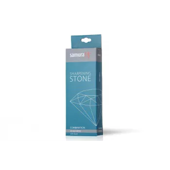 SAMURA SCS-280/C tweezijdige water-slijpsteen, #2000/#5000 korrel, korund, met antislip basis