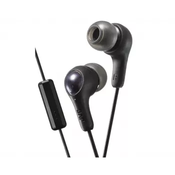 JVC hoofdtelefoon met microfoon, zwart