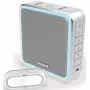 Honeywell DC915SGL draadloze deurbel-set, 200 m bereik, 90 dB, 8 melodieën, zilver/grijs