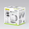 Maestro MR-056 grijze waterkoker 1,7 L 2200 W