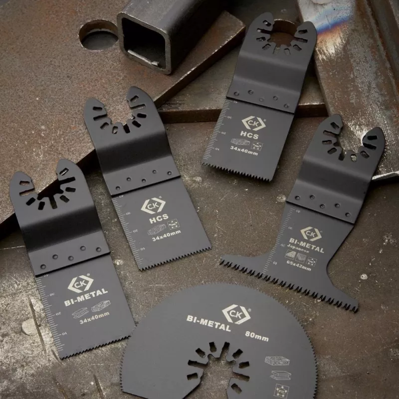 C.K Tools T0870 zaagbladen set 5-delig (junior-sabelzaagbladen & decoupeerzaagbladen)
