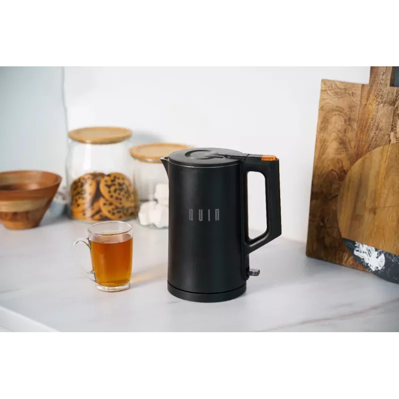 QUIN KTL-101 elektrische waterkoker, 1,5 L, zwart