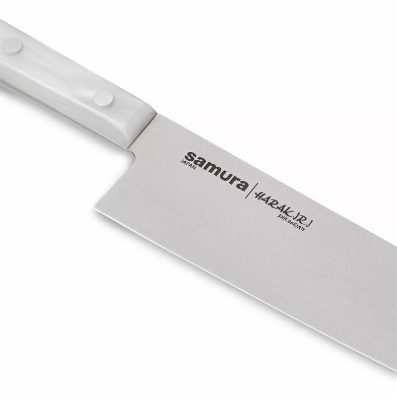 SAMURA Harakiri koksmes 240 mm acrylgreep zwart