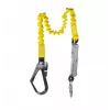 C.K Tools T8008 valharnas met valdemper, 2m, enkelbeen, stalen karabijnhaak en steigerhaak, EN 354/355/362