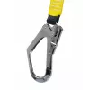 C.K Tools T8008 valharnas met valdemper, 2m, enkelbeen, stalen karabijnhaak en steigerhaak, EN 354/355/362