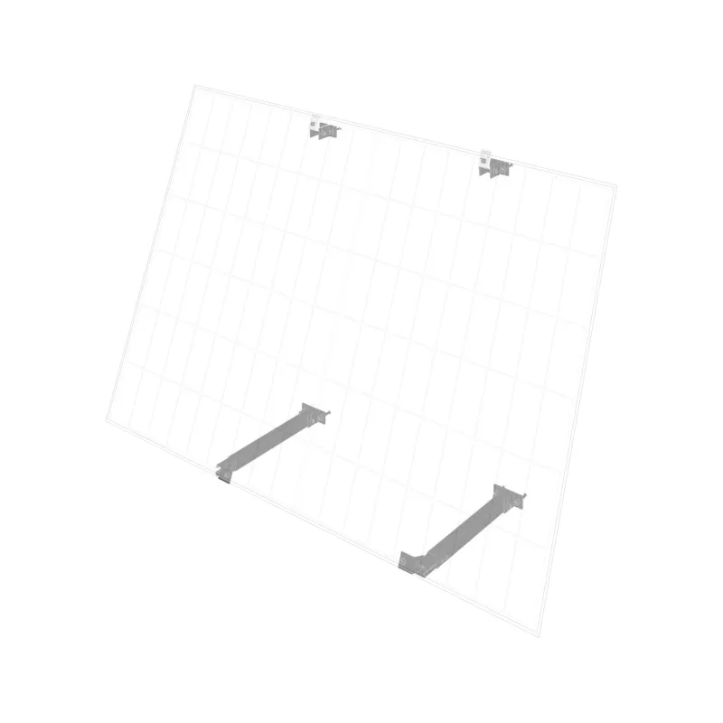 EcoFlow verstelbare gevelhouder voor starre zonnepanelen (wit) EFA-BKWBRACKETADJ-W-EU