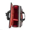 C.K Tools Magma technicus rolkoffer met wielen, 50+ vakken, telescopische handgreep, zwart/rood (MA2652)