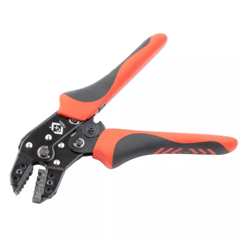 C.K Tools T3684 automatische krimptang voor adereindhulzen 0,25-6 mm² (AWG 23-10)