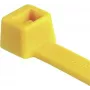 HellermannTyton T50R kabelbinder, polyamide 6.6, geel, 200mm x 4,6mm, 100-pack 111-04805