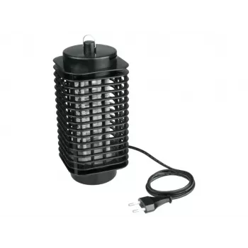 LUMIO muggen-killerlamp, 1,2 W, 230 V, 30 m² dekking, UV-licht, elektrisch raster, zwart