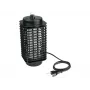 LUMIO muggen-killerlamp, 1,2 W, 230 V, 30 m² dekking, UV-licht, elektrisch raster, zwart