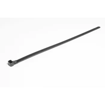 HellermannTyton REL250 herbruikbare kabelbinder, 250 x 7,6 mm, zwart, PA66, 100-pack 131-22560