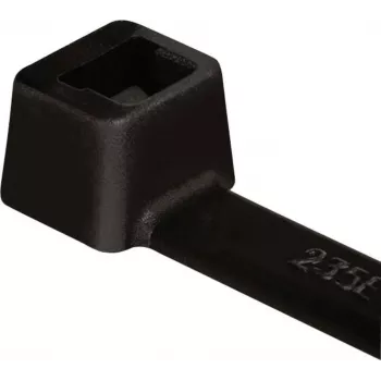 HellermannTyton T40R PA66W zwarte kabelbinder 175 x 4 mm, 100-pack 111-01625