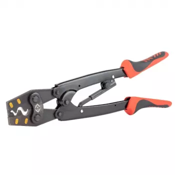 C.K Tools T3676A krimptang voor ongeïsoleerde kabelverbinders 6-25 mm²