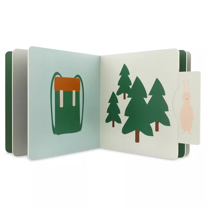 Trixie Mr. Fox baby-activiteitenboek met beweegbare elementen, 12m+