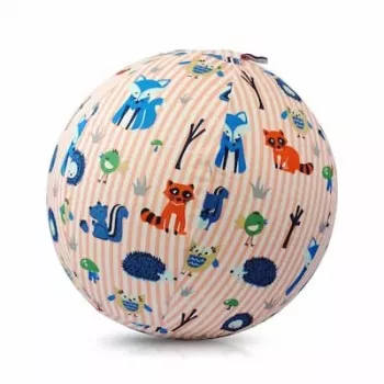BUBA BLOON Bubabloon latexballon met stoffen hoes, Animal Stripes roze