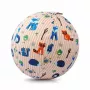 BUBA BLOON Bubabloon latexballon met stoffen hoes, Animal Stripes roze
