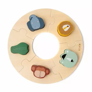 Trixie Mr. Fox houten puzzel voor peuters vanaf 12 maanden