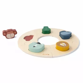 Trixie Mr. Fox houten puzzel voor peuters vanaf 12 maanden