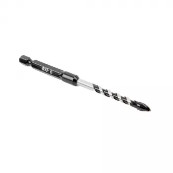 C.K Tools T3115 060 6 mm tegelboor met wolfraamcarbide punt, 105 mm lengte, 1/4 inch zeskantschacht, 40CR staal