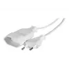 CUC Exertis Connect 573722 verlengsnoer voor binnen, 1 AC-stopcontact, 1,8 m, wit