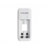 Philips SCB2070NB/00 acculader met 2x AA 700 mAh oplaadbare batterijen
