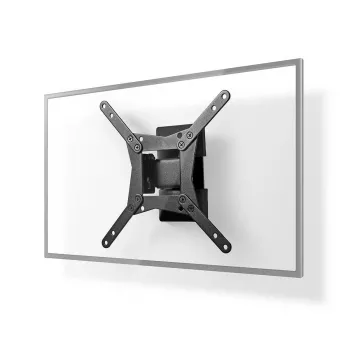 Nedis volledig beweegbare tv-muurbeugel voor 32-65 inch schermen, 35 kg, VESA tot 400x400, zwart