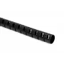 HellermannTyton HWPAV025-PA6V0-BK (25) gesleufde ribbelbuis, polyamide 6, zwart, 25 m 161-63401