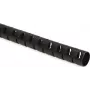 HellermannTyton HWPP25/2-BK gesleufde ribbelbuis, 25 mm nominale diameter, zwart, 25 m lengte