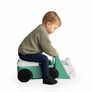 Chillafish Blockie vierwieler, mintgroen, 1 tot 3 jaar