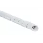 HellermannTyton 161-41002 Spirotect spiraaldraad-kabelbinderwikkel, grijs, 10 mm buitendiameter, 25 m lengte