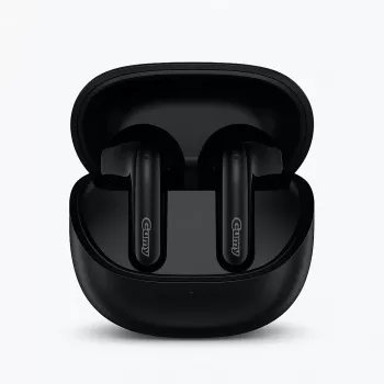 JVC Gumy Air True Wireless Bluetooth-oordopjes, zwart