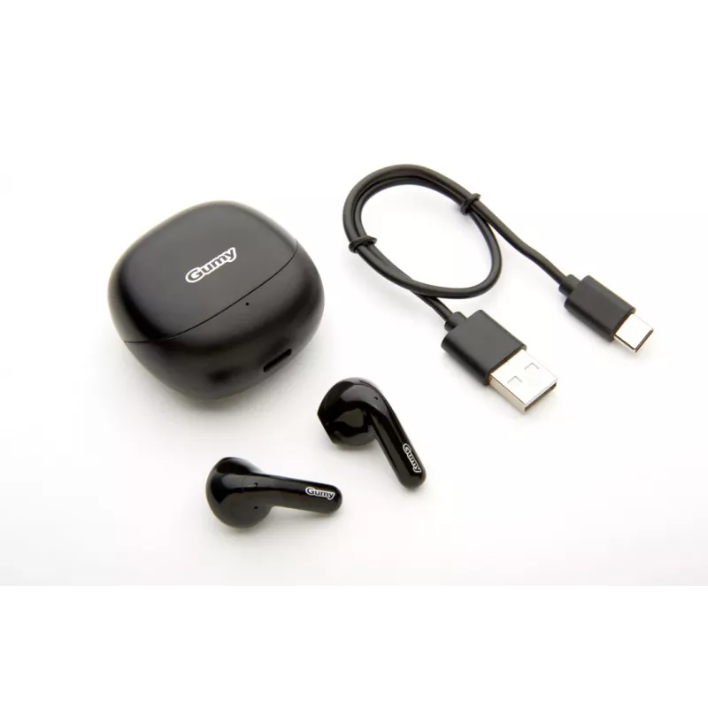 JVC Gumy Air True Wireless Bluetooth-oordopjes, zwart