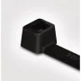 HellermannTyton T30L PA66 BK 100 kabelbinder, zwart, 200mm x 3,6mm, 100-pack