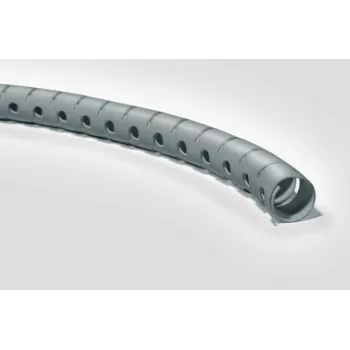 HellermannTyton Helawrap HWPP25/2-SR kabelmanagement spiraalslang, zilver, polypropyleen, 2 m, 27 mm buitendiameter