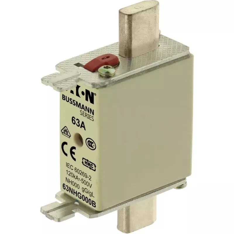 Eaton 63NHG000B NH-zekeringpatroon, maat 0, 63 A, 500 V AC, gG