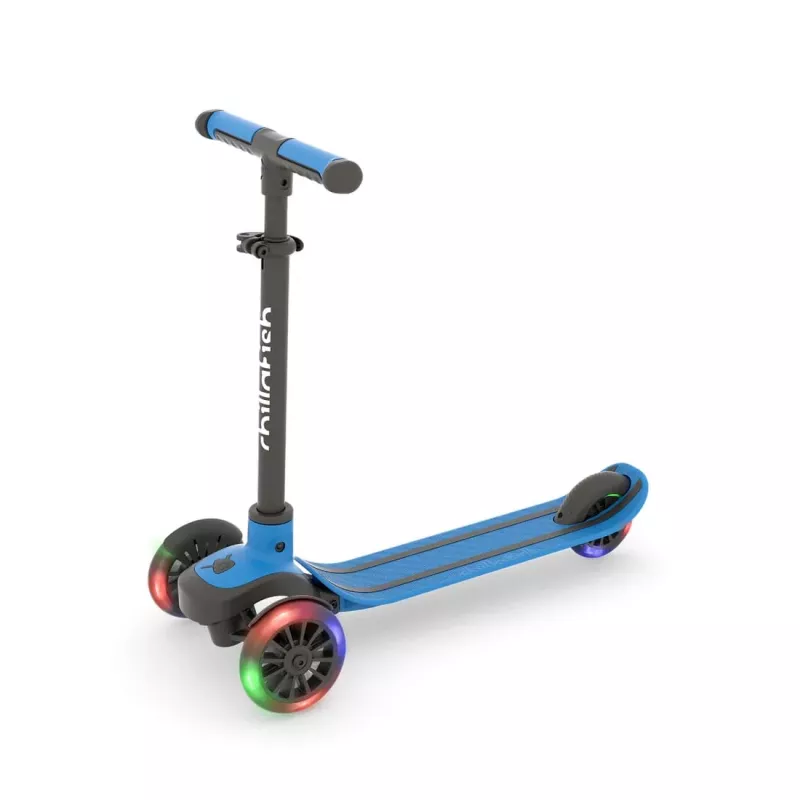 Chillafish Scotti 3-wiel step met lichtgevende wielen, navy
