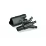 HellermannTyton 403-06180 warmtekrimp-vormstuk 90° schoen, zwart, 2:1, lijmgecoat