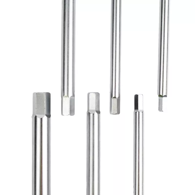 C.K T4418 zeskant-stiftsleutelset met T-greep, 6-delig, 5 / 5,5 / 6 / 7 / 8 / 10 mm, chroom-vanadium tips