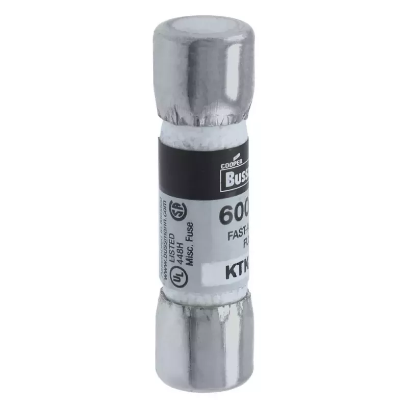 Eaton KTK-15 patroonzekering, 15 A, 600 V AC/DC, supersnel, 10 mm x 38 mm, 10-pack