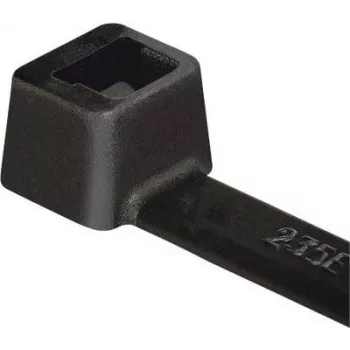 HellermannTyton T50R zwarte polyamide-kabelbinder 200mm x 4,6mm, 100-pack 111-04950