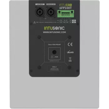 INTUSONIC 6FP100T 6,5 inch 2-weg plafondluidspreker wit (12604004)