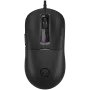 LORGAR MSA10R bedrade gamingmuis, PixArt 3311, 6 programmeerbare knoppen, zwart (LRG-MSA10R-BK)