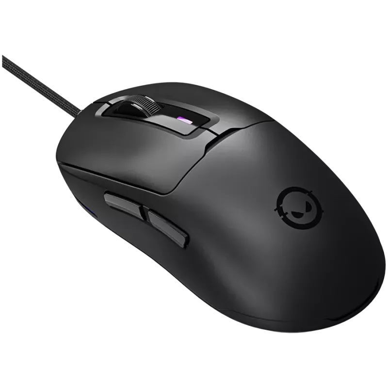 LORGAR MSA10R bedrade gamingmuis, PixArt 3311, 6 programmeerbare knoppen, zwart (LRG-MSA10R-BK)